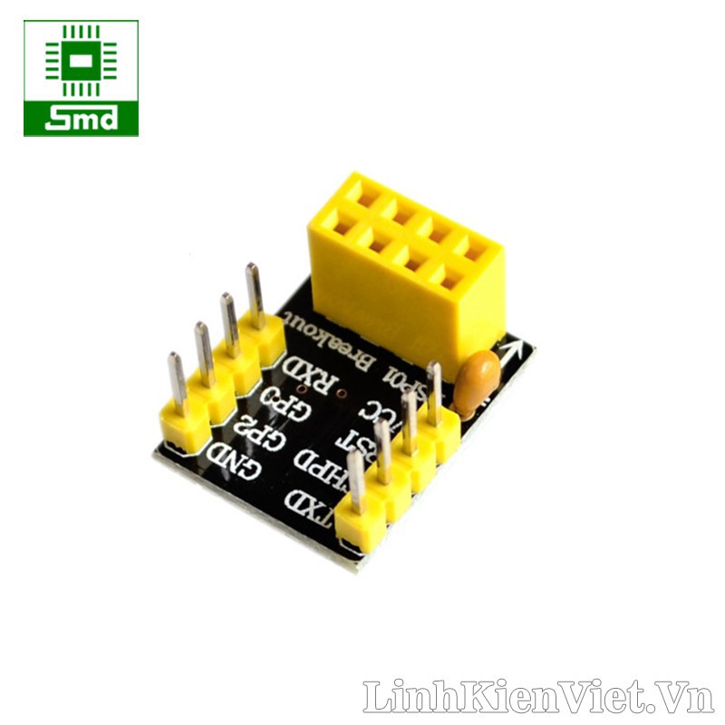 Đế mở rộng kết nối mạch ESP 01S thu phát không dây wifi module ESP8266 ESP-01S