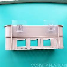 Kệ để đồ dùng đa năng phòng tắm.Kệ chữ nhật hút chân không/ dán tường siêu dính Việt Nhật