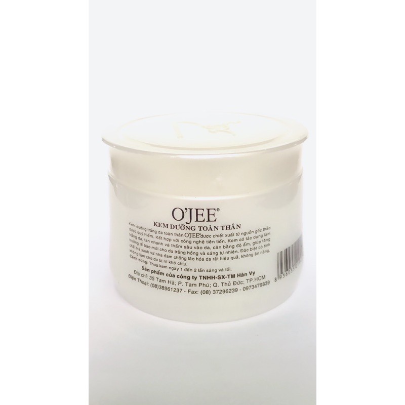 OJEE - kem dưỡng trắng da toàn thân body 120gr