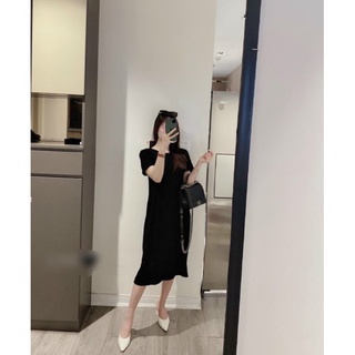 Váy bầu dáng suông đan lưng trẻ trung