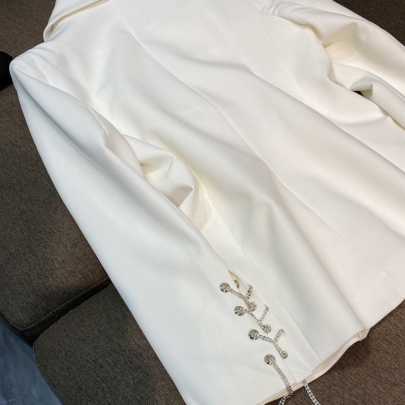 Khuyến mãi năm 2022 Áo khoác vest tay dài ôm dáng thiết kế thanh lịch thời trang mùa thu kiểu Pháp mới cho nữ | BigBuy360 - bigbuy360.vn