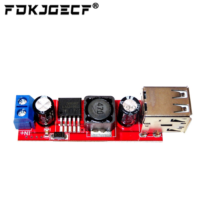 Mô Đun Hạ Áp DC 6V-40V Sang 5V 3A USB DC-DC LM2596