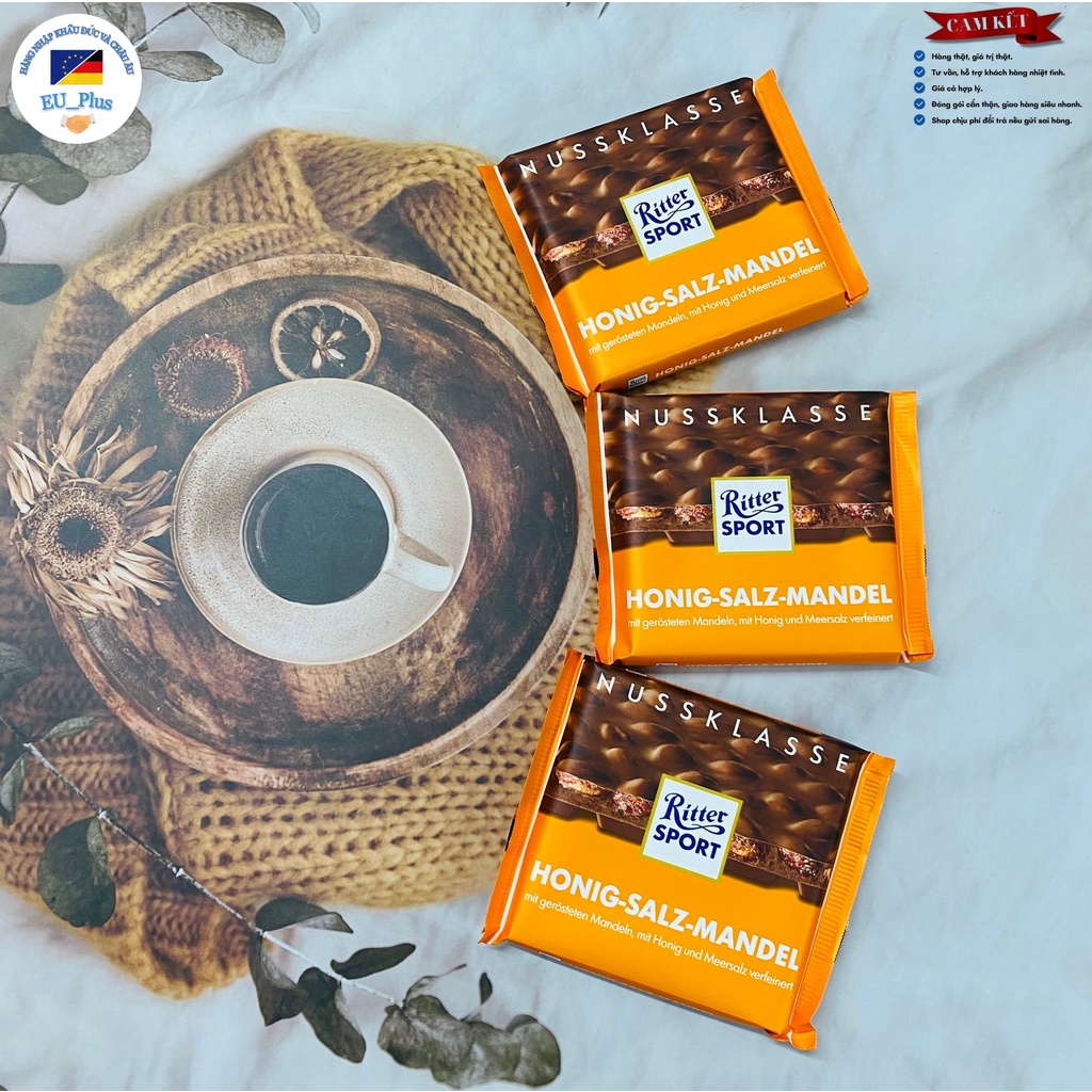 Socola hiệu Ritter Sport Đức (nhiều vị )100g