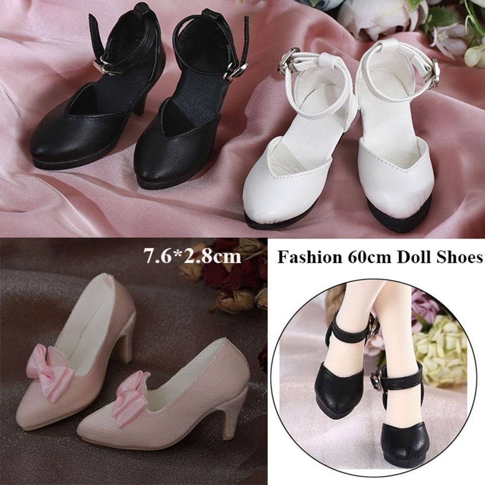 Giày Búp Bê Da PU Lót Vải Cho Búp Bê 7.6 * 2.8cm