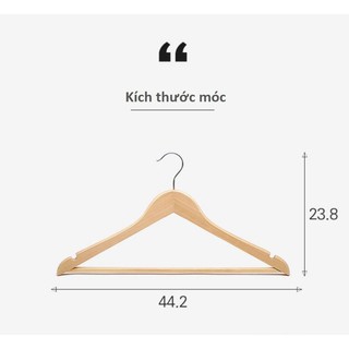 COMBO 10 MÓC ÁO GỖ