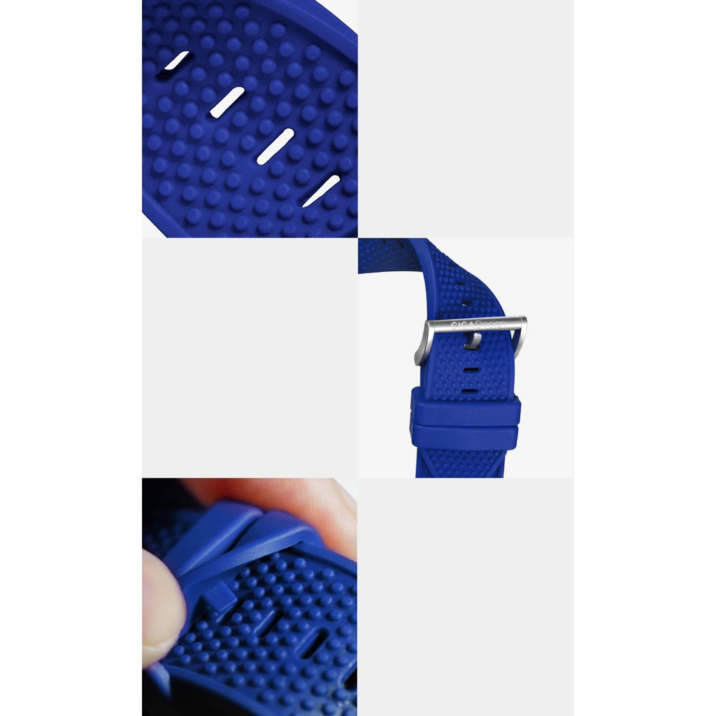 Dây đeo silicone đồng hồ Ciga Design (Thân thiện với làn da / Có thể rửa nhiều lần / Chiều rộng 22mm)