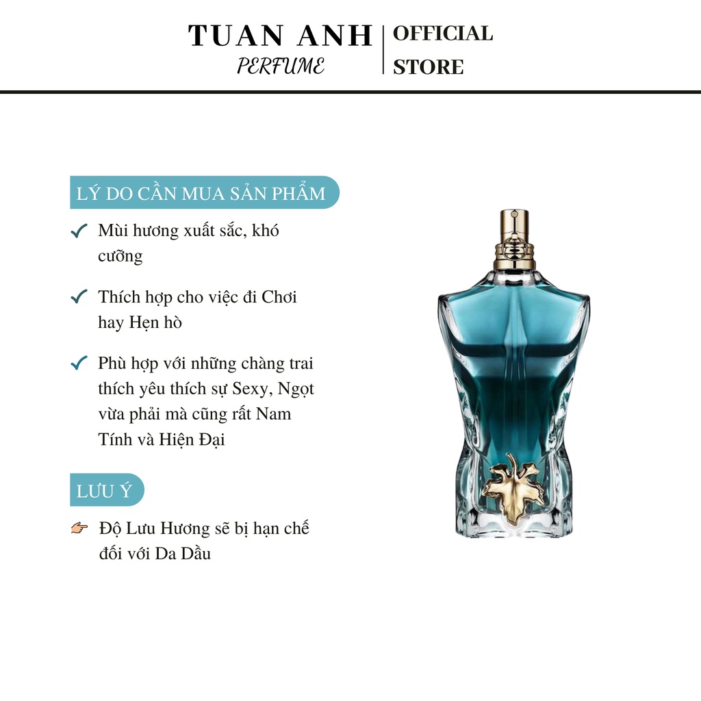 Nước hoa nam thơm lâu chính hãng Ultra Male - Le Male - Le Beau cao cấp TUAN ANH PERFUME