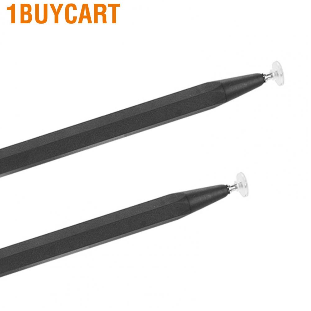 1buycart Transparent Conductive Contact Disc Tip  Durable Capacitive Stylus 2PCS Easy to Store Black Better Sensitivity and Accuracy for Home Gift