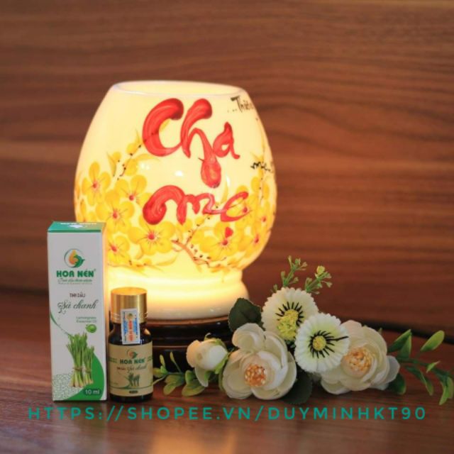 🌿🌿🌿 TINH DẦU SẢ CHANH Hoa Nén 10ml [NGUYÊN CHẤT] - Đuổi muỗi, côn trùng - An toàn tuyệt đối cho sức khỏe 🌿🌿🌿