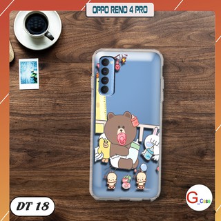 Ốp lưng OPPO RENO 4 PRO dẻo trong in hình