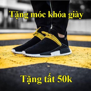 [Freeship] Giày human race đen dây vàng