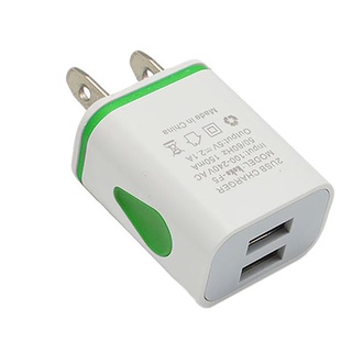 Củ Sạc 5V 2.1A US/EU Có Đèn LED