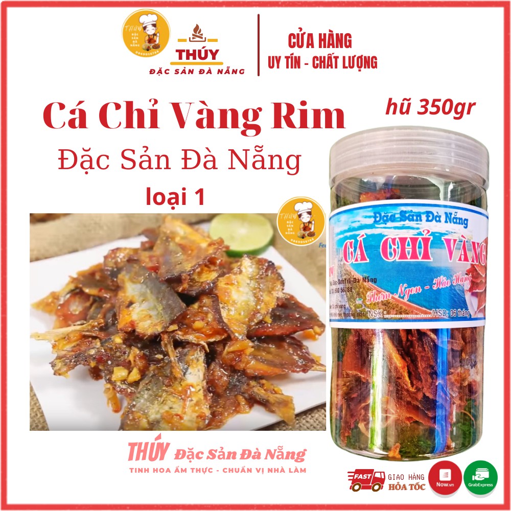 CÁ CHỈ VÀNG RIM 500gr chính hiệu THUÝ ĐẶC SẢN ĐÀ NẴNG