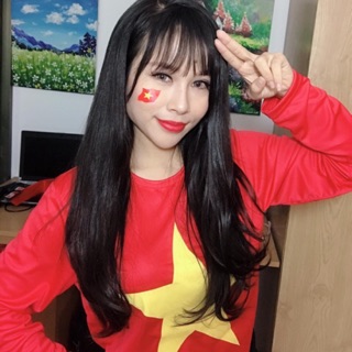Áo cờ đỏ sao vàng - Áo cờ đỏ sao vàng dài tay