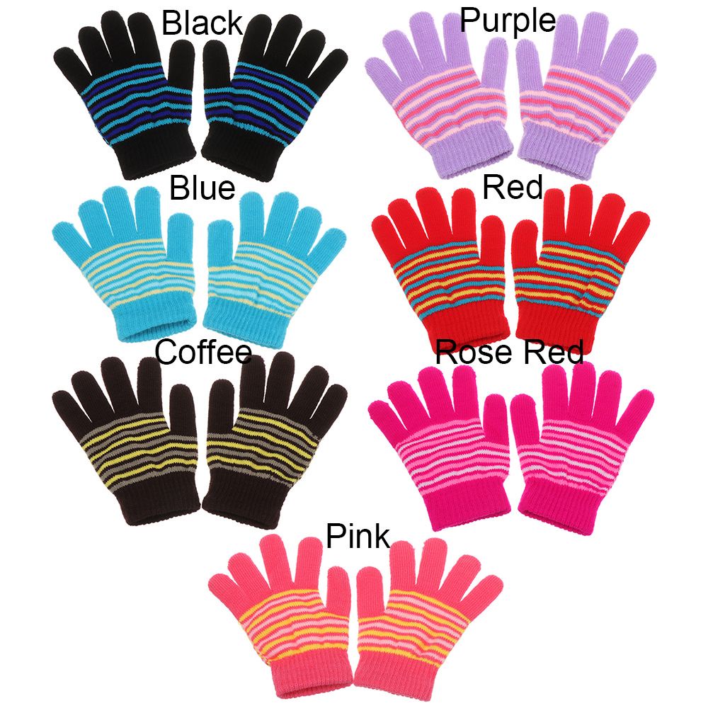 Găng tay giữ ấm mùa đông in họa tiết hoạt hình cho bé