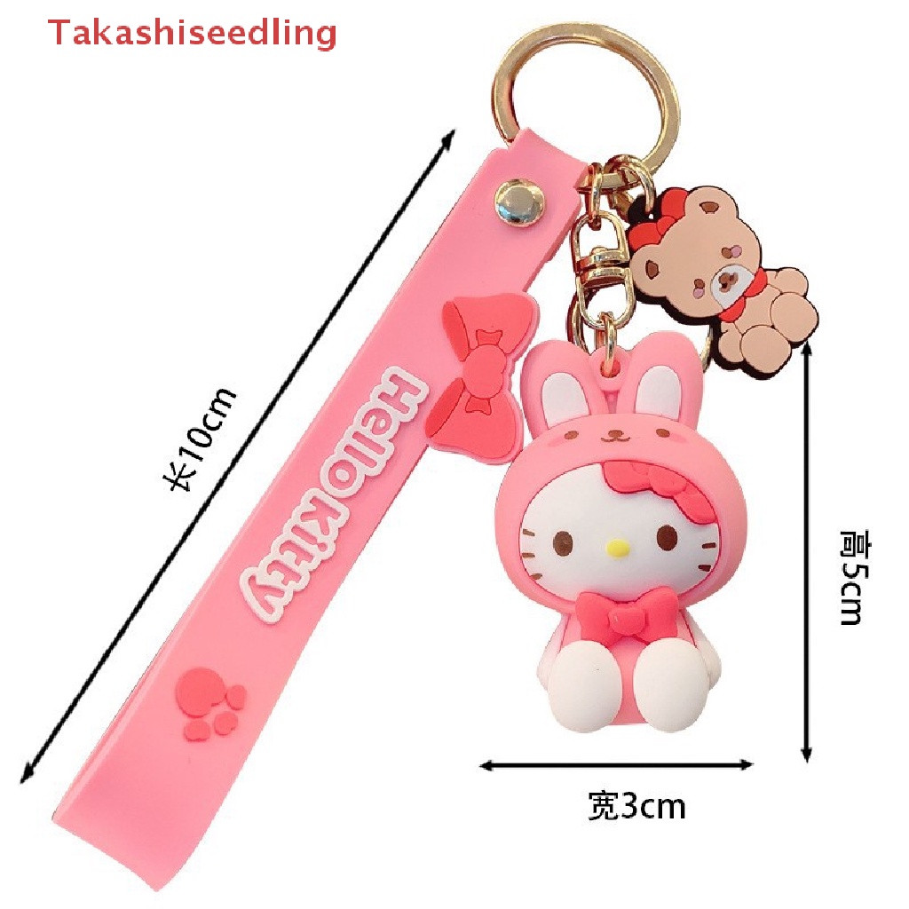 Móc Khóa Hình Kuromi Melody Cinnamoroll Hello Kitty Sanrio Dễ Thương
