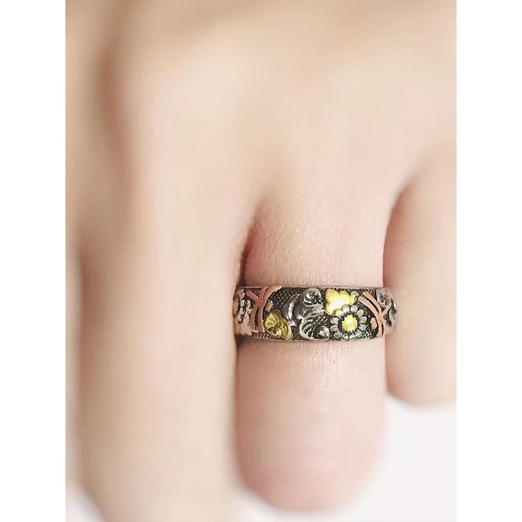 Nhẫn Hình Hoa Cúc / Chuồn Chuồn / Hoa Cúc Nhỏ Xinh Thời Trang