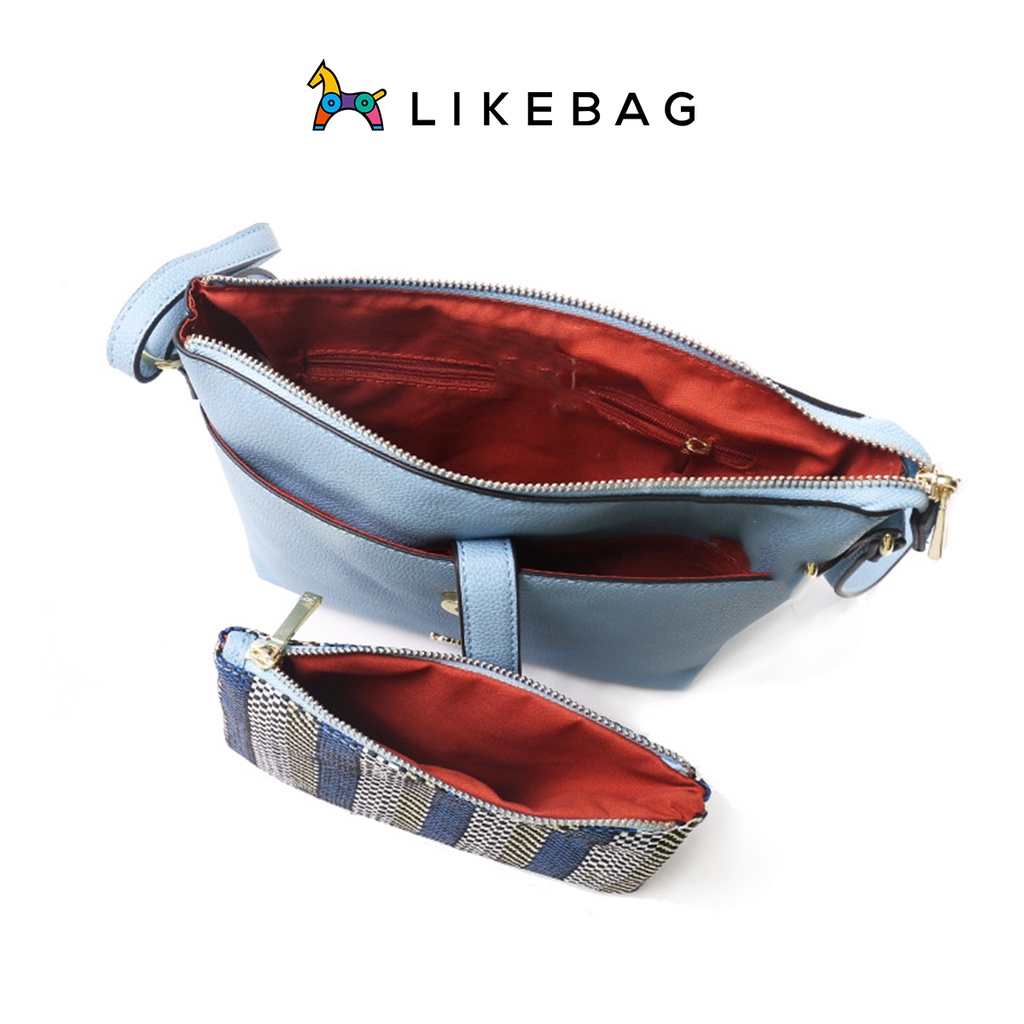 Túi đeo chéo nữ thời trang LIKEBAG da PU cao cấp chống nước 215XK1596 - LIBAGI