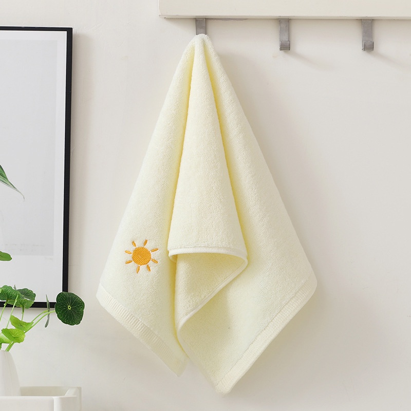 Khăn Lau Mặt Chất Liệu Cotton Dày Dặn Kích Thước 34x74cm / 50x25cm