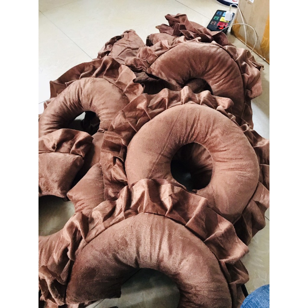 Gối úp mặt vải cao cấp, gối úp mặt làm body, spa, massage