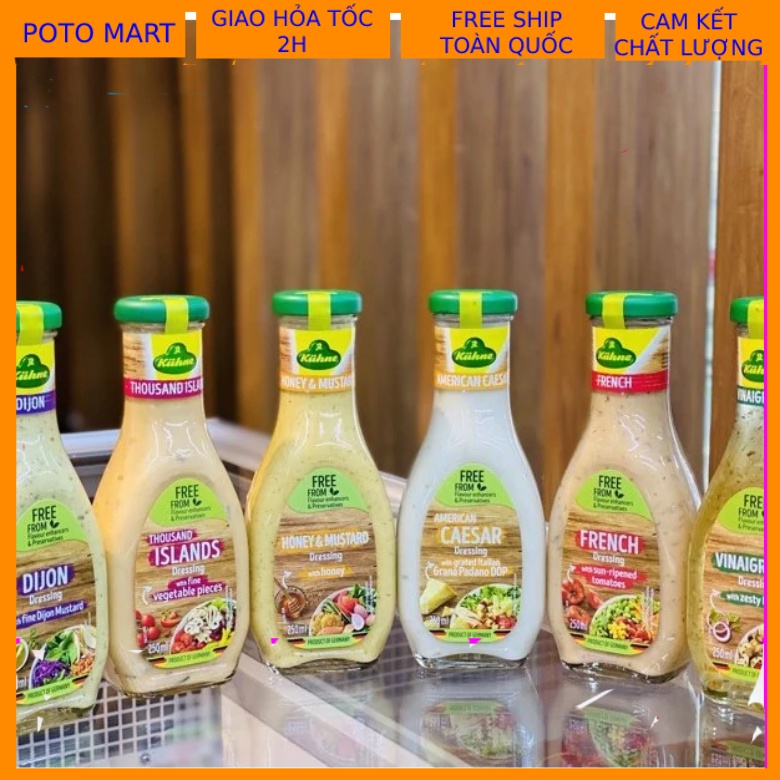 Sốt Trộn Salad Hiệu Kiihne Salad Dressing 250ml