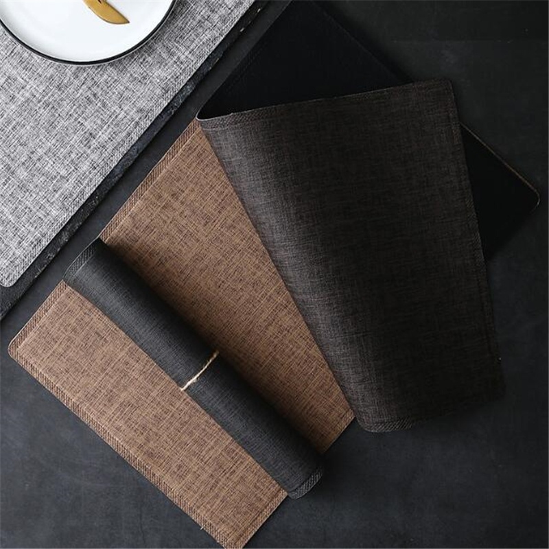 Pu Leather Placemat Table Mat for Kitchen and Dining Room