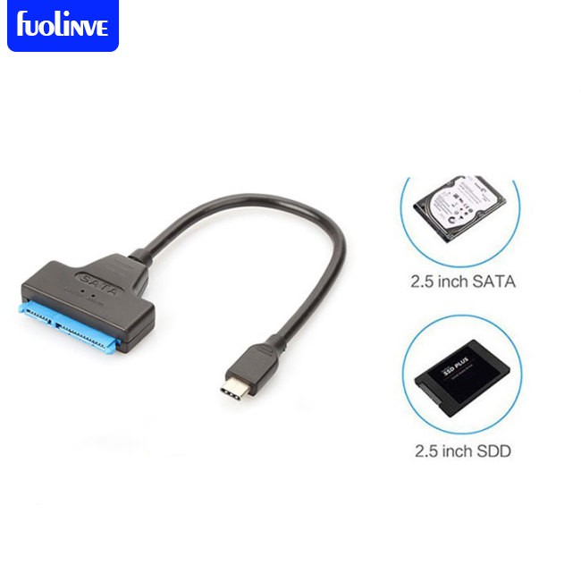 Cáp chuyển đổi ổ cứng SSD 2.5inch USB 3.1 Type-C sang SATA 22PIN chất lượng cao | BigBuy360 - bigbuy360.vn