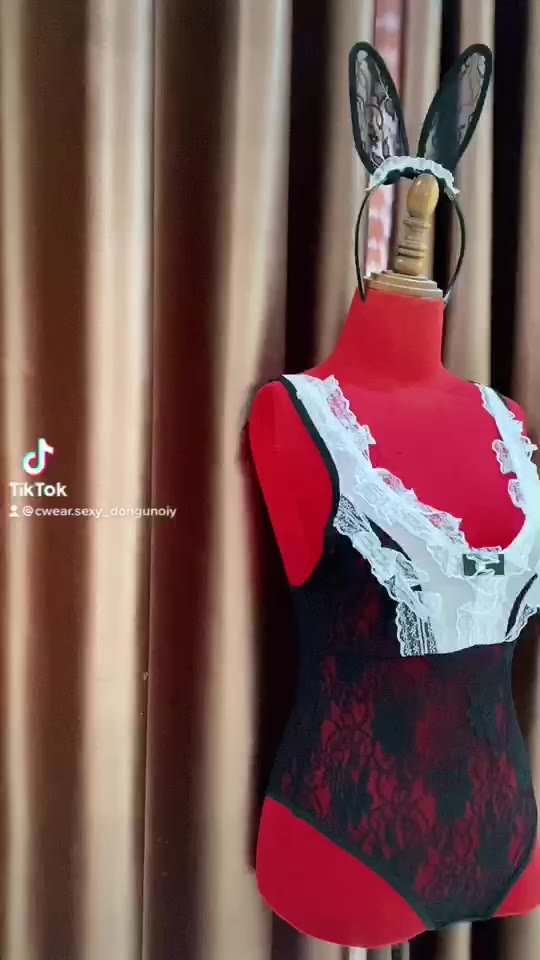 Bộ Hoá Trang Cô Gái Thỏ Ren Gợi Cảm Cám Dỗ MS1555 [CWEAR.SEXY_ĐỒ NGỦ & NỘI Y CAO CẤP] | BigBuy360 - bigbuy360.vn