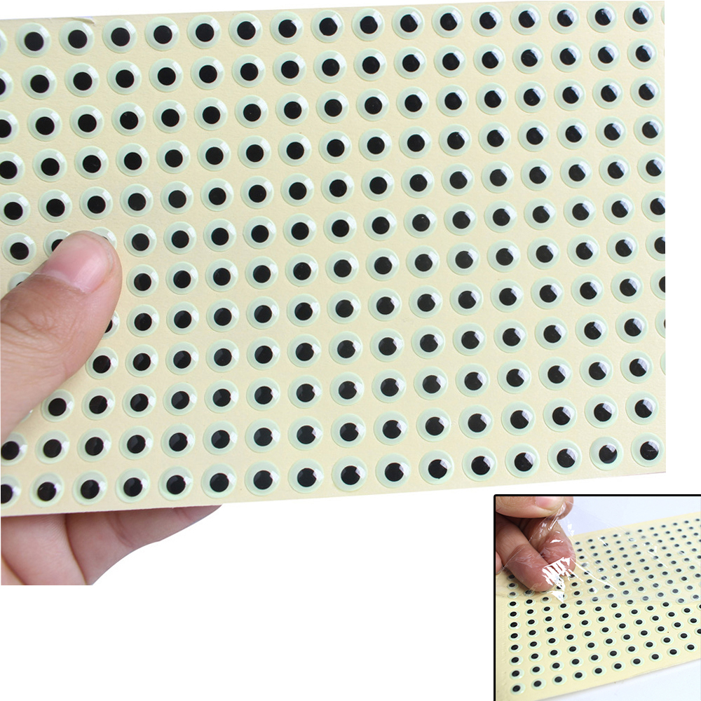 MUVAKO Set 100 mắt mồi câu cá nhân tạo 3D nhân tạo nhiều màu sắc