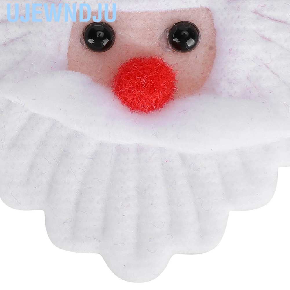 Ujewndju 20pcs Christmas Santa Snowman Felt DIY Xmas Door Wall Hanging Ornaments Tree Decorations Crafts