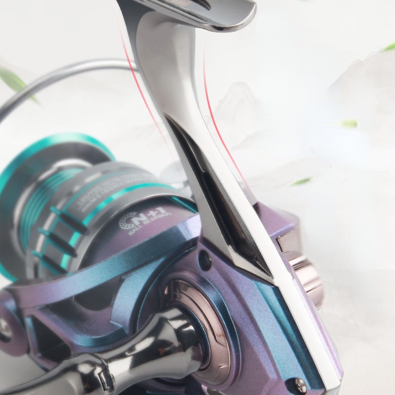 Mavllos cuốn thừng câu cá Máy Câu Cá Kim Loại 1000-7000 15kg Max Drag 5.2: 1