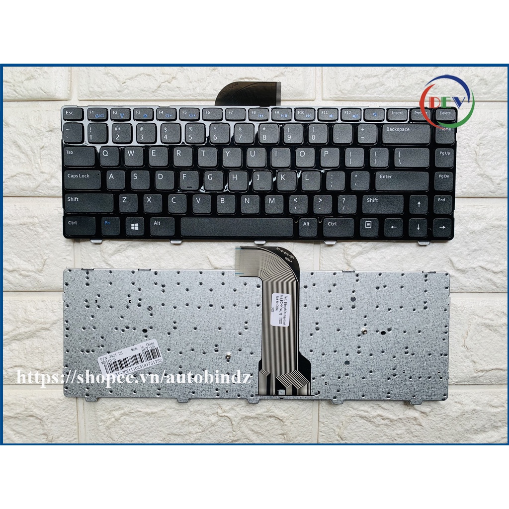 Bàn phím Laptop Dell Inspiron 14 3421 3437 5421 5437 5435 VOSTRO 2421 Latitude 3440 CHẤT LƯỢNG CAO - NHẬP KHẨU