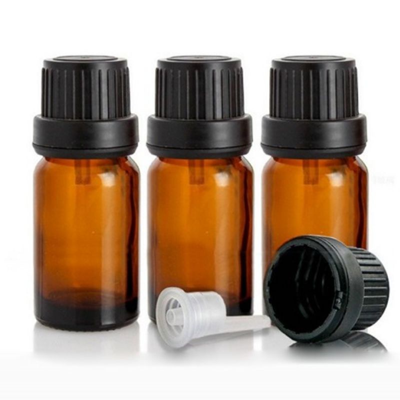 chai nâu nắp nhựa 5ml, 10ml, 50ml