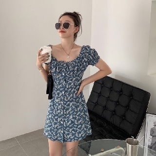 Đầm Hoa Tay Lửng Thời Trang Dành Cho Nữ