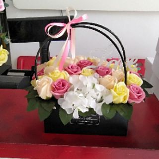 Giỏ  hoa sáp  đẹp cao cấp