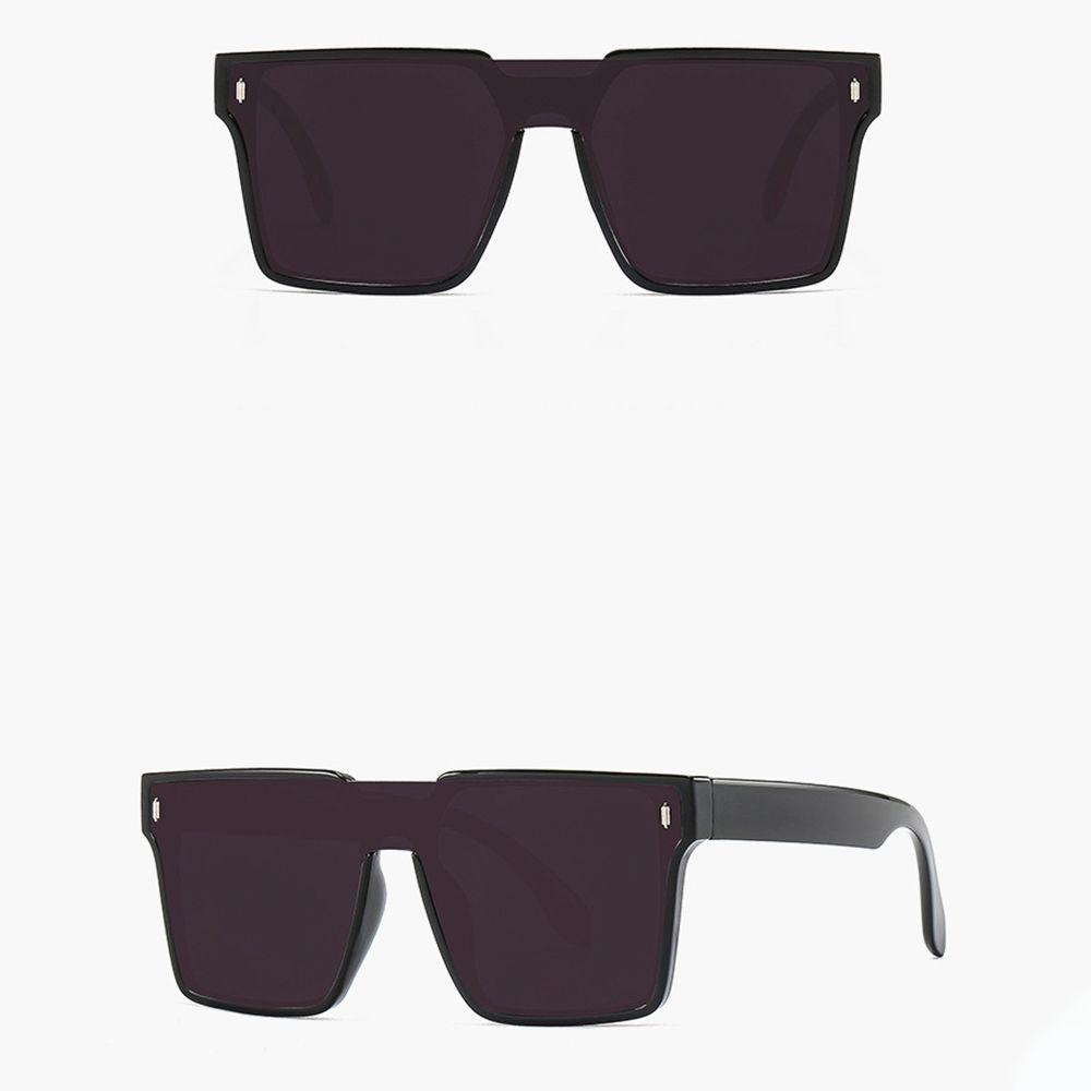 Kính Mát Gọng Vuông Chống Tia UV400 Chống Bức Xạ Phong Cách Hàn Quốc Cho Nam Và Nữ