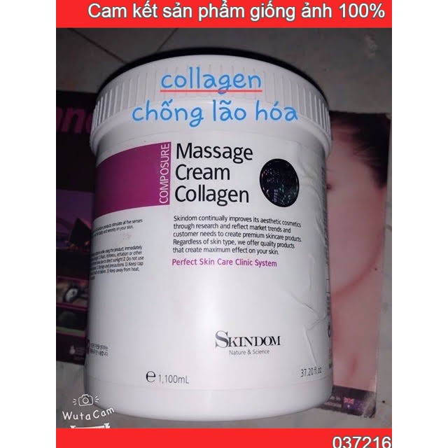 Kem massage Skindom giúp săn chắc sáng mịn ngăn ngừa lão hóa da hũ 1000ml dành cho spa
