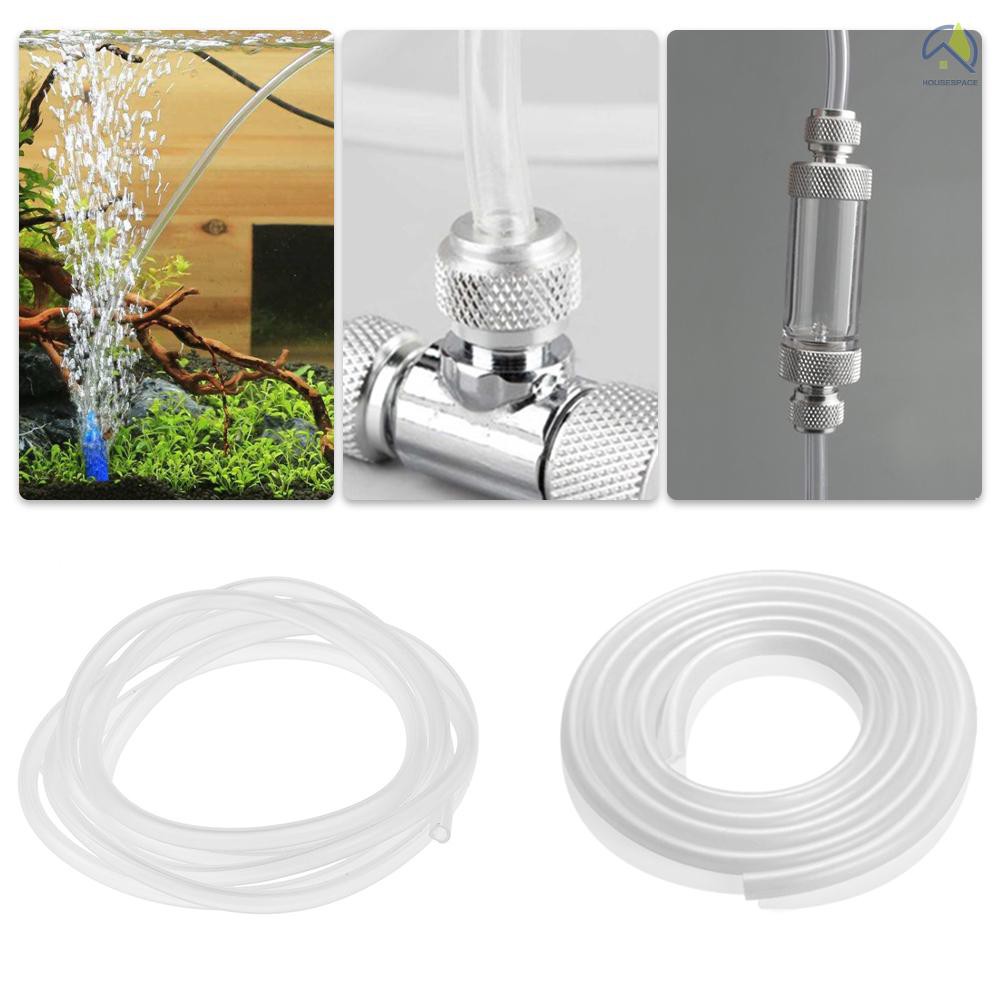 ● 4mm PU Airline Tubing for Air Pump Aquarium CO2 Regulator 5 Meter/197in