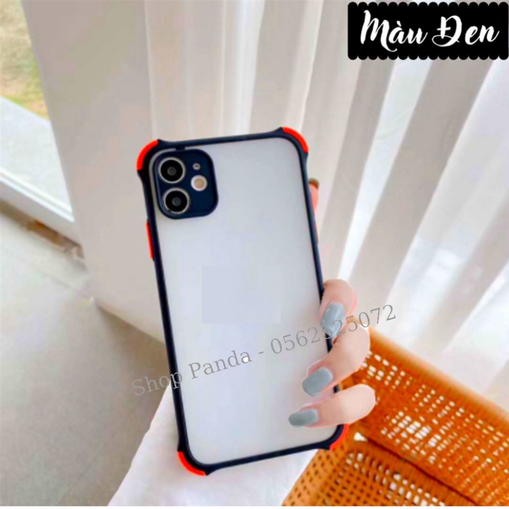 Ốp lưng iphone 7plus 8plus x xs max 11 pro max 12 pro max 13 pro max chống sốc nhám dẻo - bảo vệ camera tuyệt đối