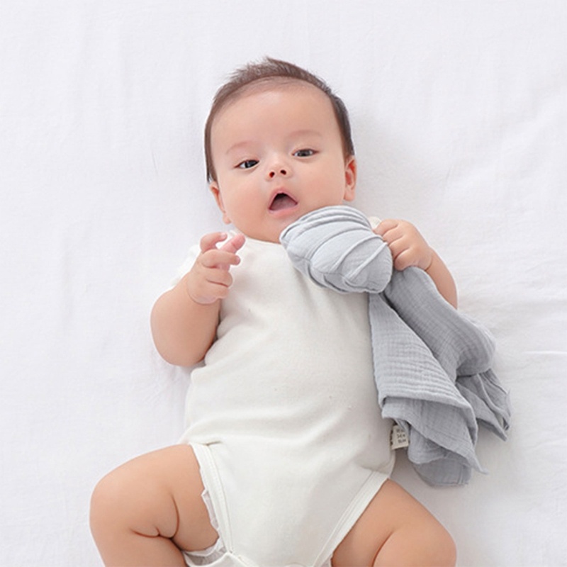 Khăn Choàng Cổ Bằng Vải Cotton Mềm Mại Cho Bé Mọc Răng