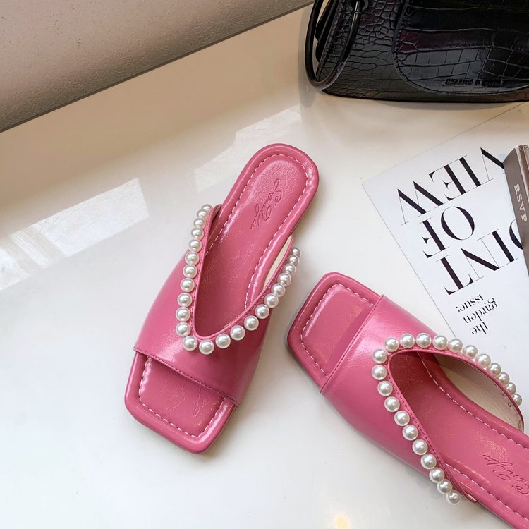 Xăng đan Nữ Hở Ngón Đế Bệt Mũi Vuông Thời Trang | BigBuy360 - bigbuy360.vn