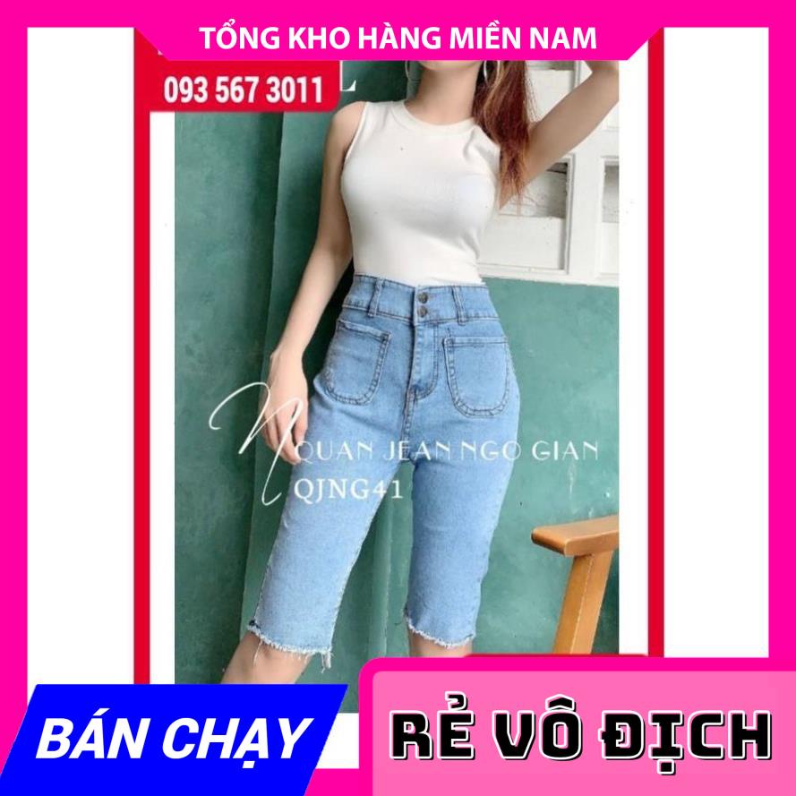 HÀNG ĐẸP - QUẦN JEAN NGỐ GIÃN ÔM BODY QJNG41 ⚡ẢNH THẬT⚡ QUẦN LỬNG ÔM BODY