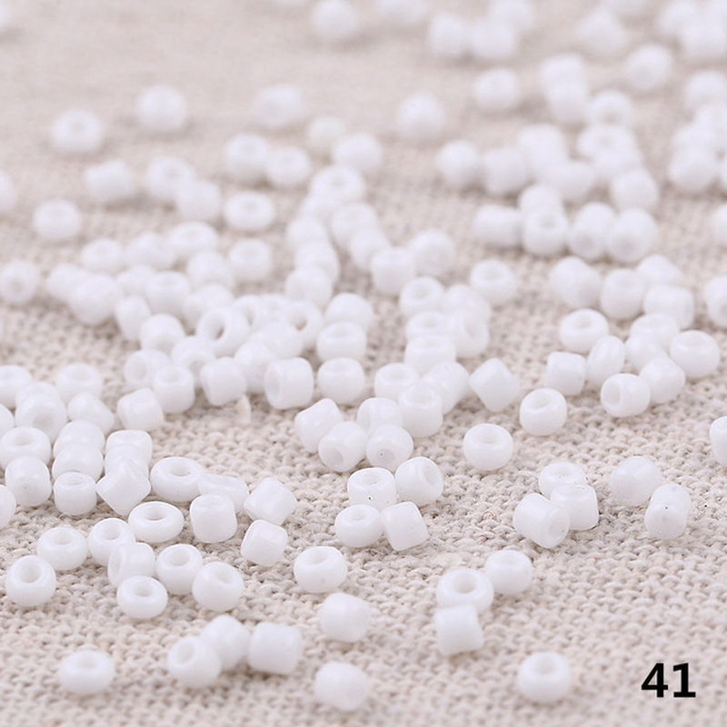 Set 1000 Hạt Thủy Tinh 3mm Nhiều Màu Sắc Dùng Làm Trang Sức Thủ Công