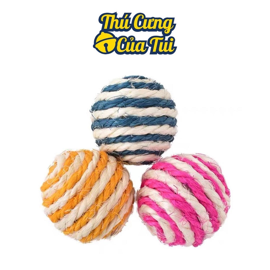 Bóng Dây Thừng Đồ Chơi Cho Chó Mèo - Thú Cưng Của Tui