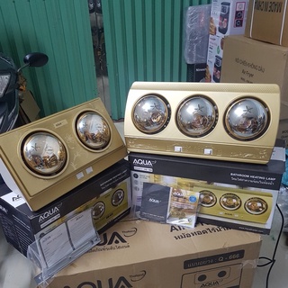 Đèn sưởi nhà tắm AQUA 2 bóng,3 bóng sưởi ấm nhanh, điều chỉnh từng bóng tiện lợi BH 12 THÁNG