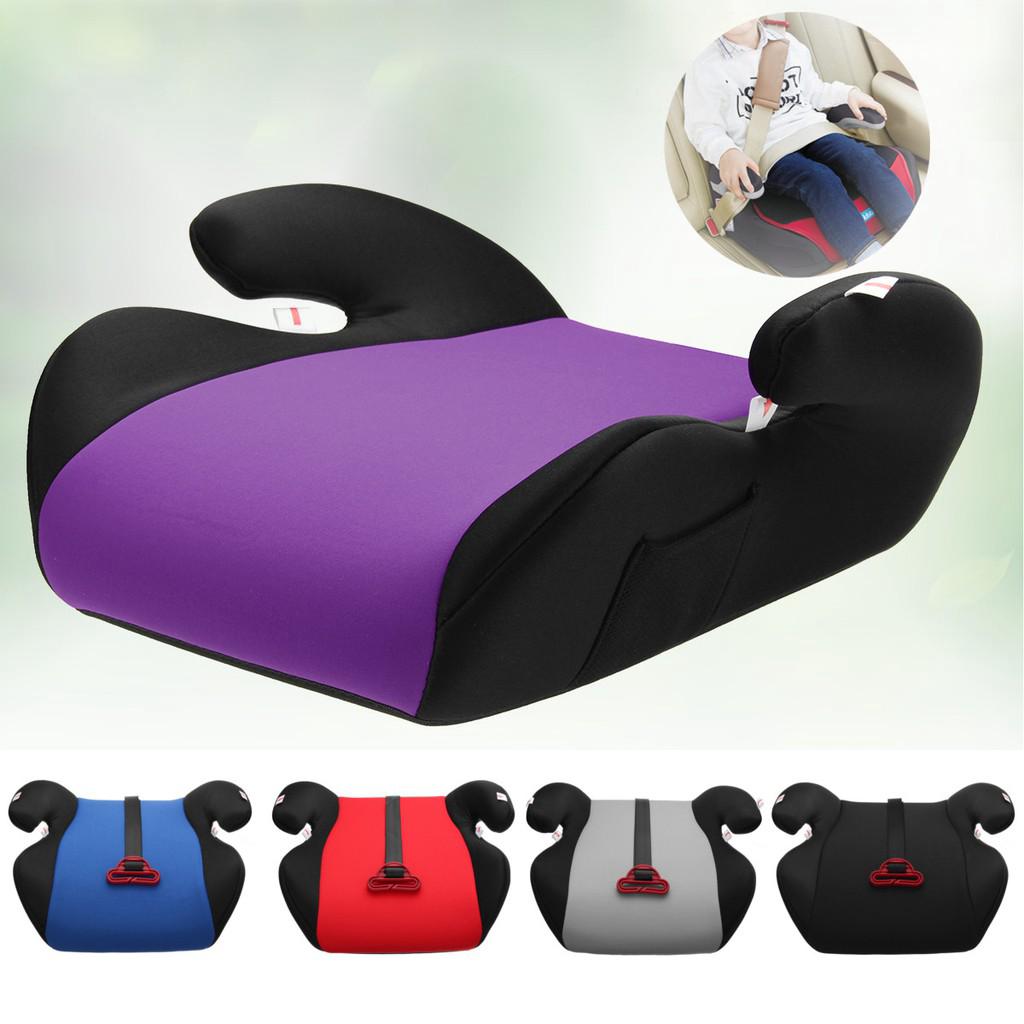 Car Booster Seat Safe Sturdy Kids Children Child Baby Increased Seat Pad Fits 6-12 Years Old Multi-color