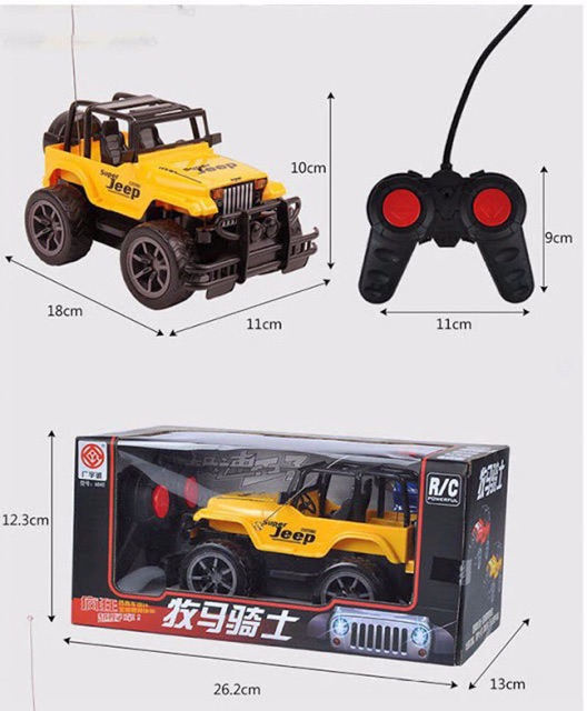 [SALE 10%] Trò chơi xe Jeep địa hình điều khiển từ xa có cần lái