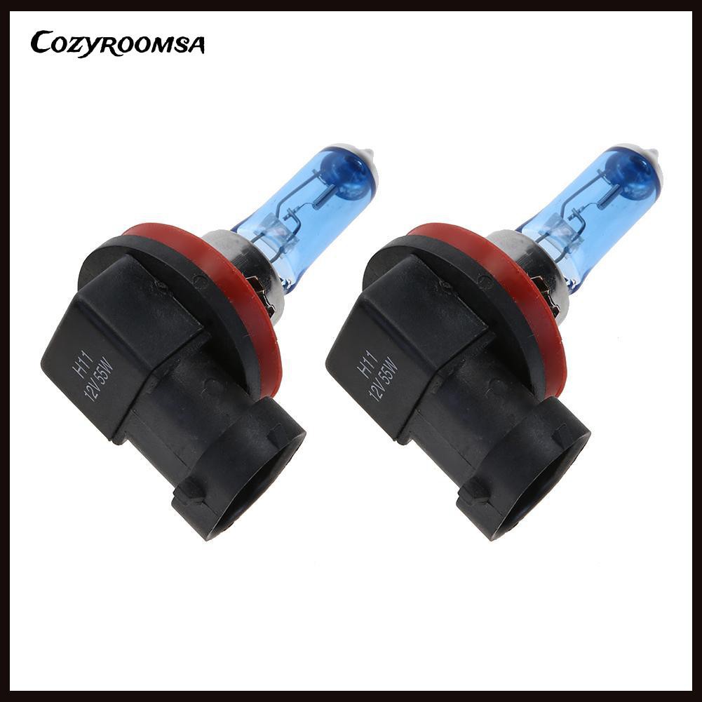 Set 2 Bóng Đèn Pha H11 12v 55w Chuyên Dụng Cho Xe Hơi