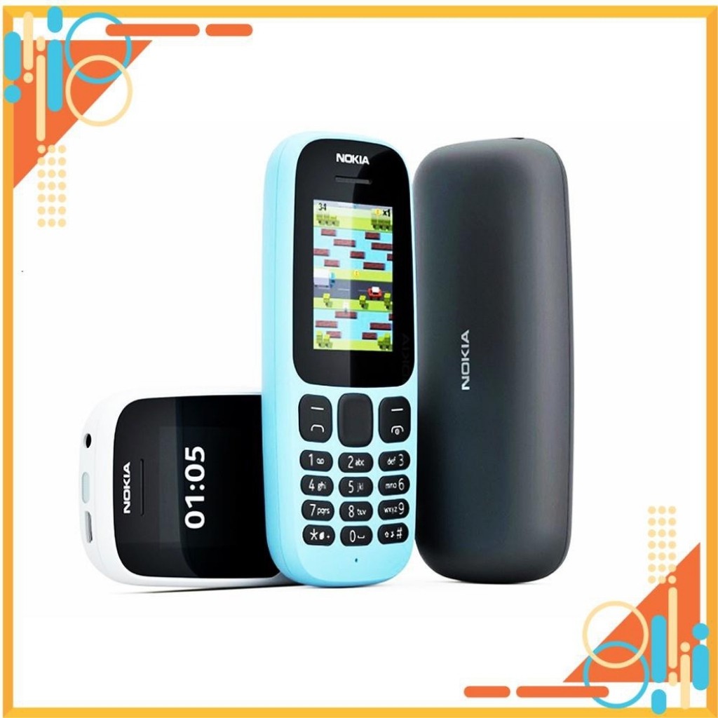 Điện Thoại Nokia 105 1 Sim 2017 Chính Hãng - Bảo Hành 12 Tháng - Kèm Pin Sạc