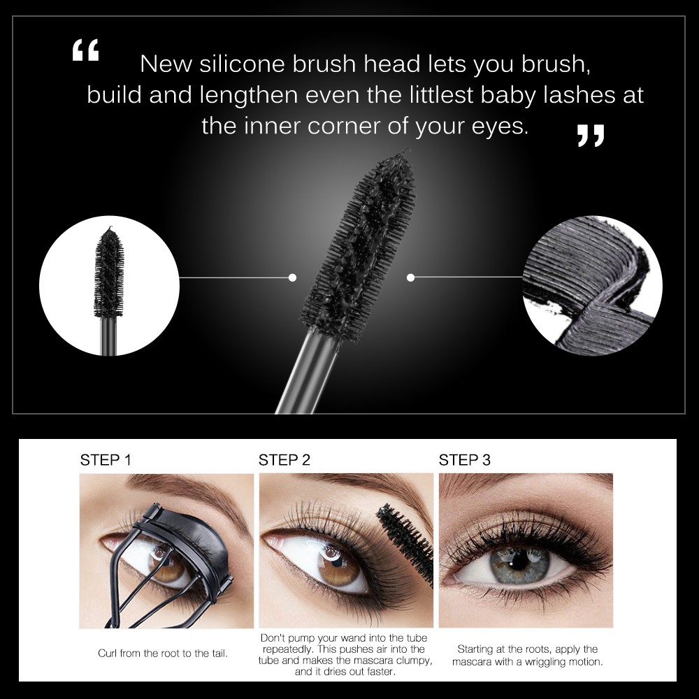 Bộ Mascara + Bút Kẻ Mắt Banxeer Lâu Trôi Không Thấm Nước Chất Lượng Cao 52g | BigBuy360 - bigbuy360.vn
